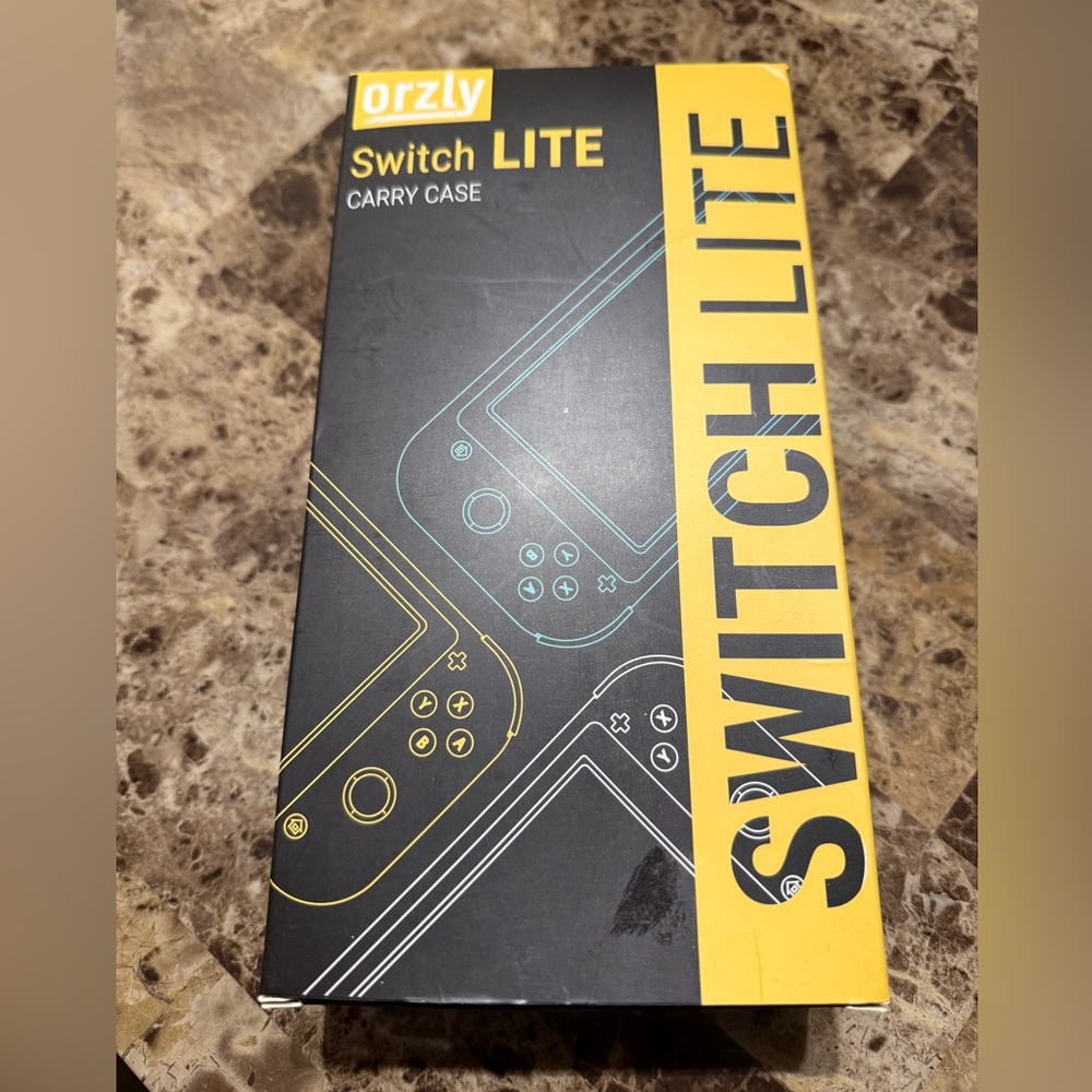 Switch Lite Carry Case - Black and Yellow
